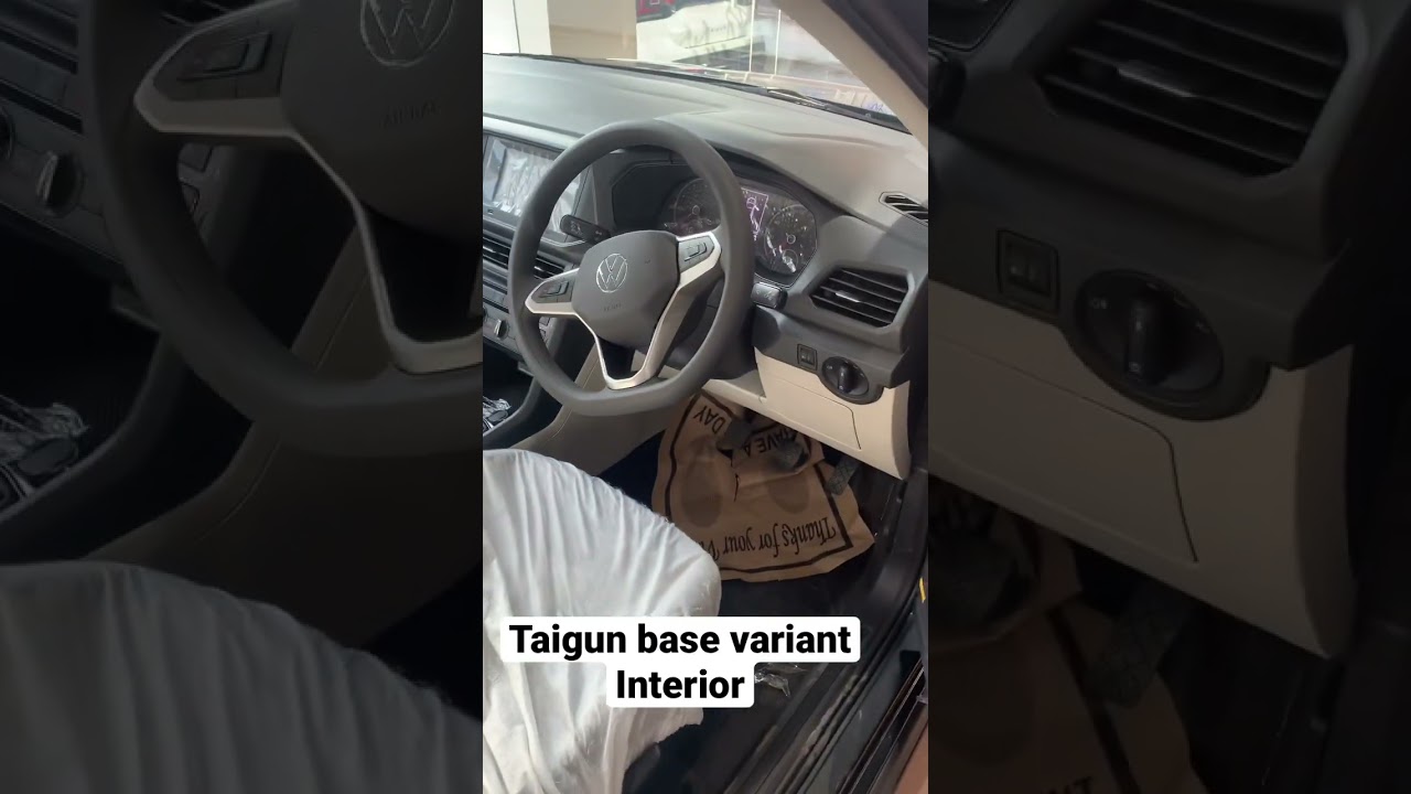 VW taigun base model interior 