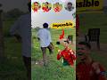 Easy Hard Impossible Football Goal Challenge! #challenge #experiment #shorts