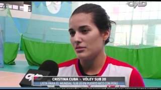 Central Deportiva: Declaraciones de Cristina Cuba (Perú Sub 20 - vóley)