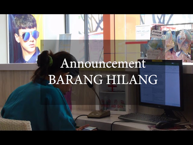 Announcement KEHILANGAN BARANG DI MALL class=
