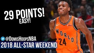Buddy Hield Full Highlights In 2018 All-Star Rising Stars Game - 29 Points, Easy