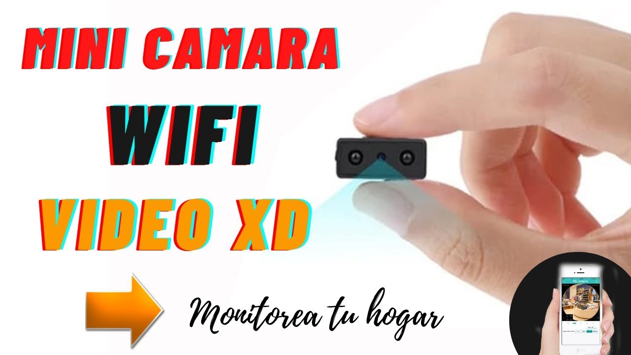 Micro Cámara Espía Wifi Las mas pequeña del Mercado Video Tutorial
