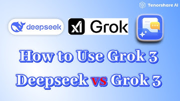 How to Use Grok 3 for PDF Summaries | Grok 3 vs DeepSeek | Tenorshare ChatPDF Review