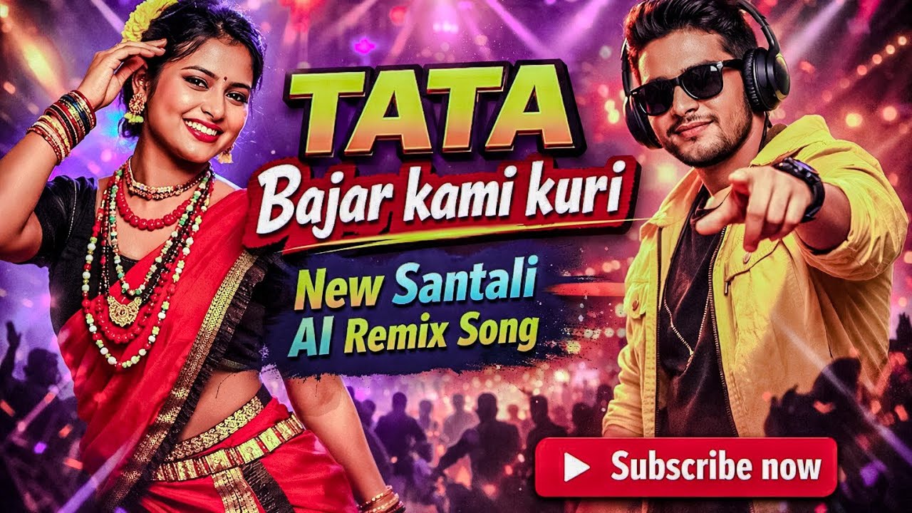 TATA BAJAR KAMI KURI | Santali Ai Remix Song 2026 | Dj Biswajit remix santali