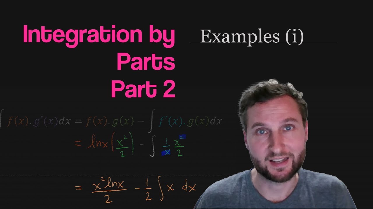 Integration by Parts Example Questions YouTube