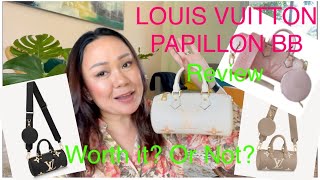 Louis Vuitton PAPILLON BB 1 year review, price increase, worth it or not?  #louisvuitton 