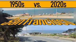 San Francisco 1950s vs 2020s 'Historic' Drive_Most of the houses still there_Painted weirdly though