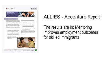 The results are in: Mentoring improves employment outcomes for skilled immigrants