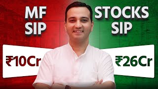 Mutual Funds SIP vs Stocks SIP - Which is a better Systematic Investment Plan? Stock SIP कैसे करें?