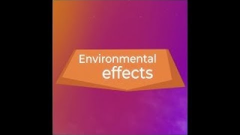 Environmental effects - CoSpaces Edu Feature Friday