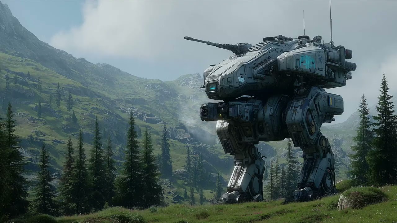 Battlebot IMPALA on Watch | Sci-Fi Radio Chatter Ambiance for Sleep, Study, Relaxation