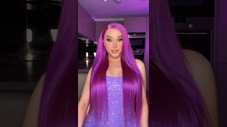 My birthday hair!! Purple/grape color  #transandproud #hairtransformation #haircolortutorial