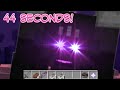 Minecraft survival but in 44 seconds!