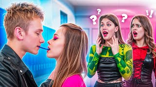 فتى سيء يقع في حب فتاة جديدة في المدرسة! فتى سيء ضد صديقه المقرب!