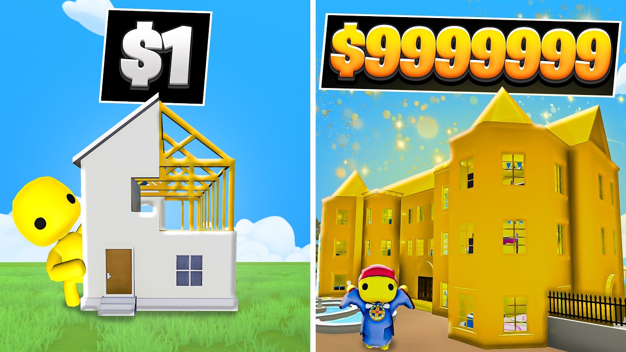 I toured EVERY house in Wobbly Life... the GOLDEN house is insane!