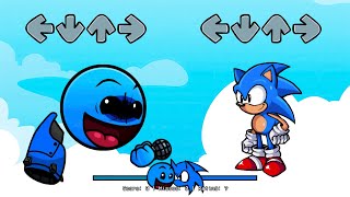 Fnf New Geometry Dash 2.0 All Phases Vs Sonic All Phases Sings Pony Girl Fire In The Hole Fnf Mods