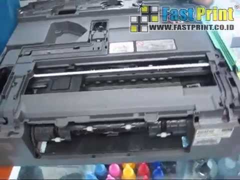 TUTORIAL MEMBONGKAR PRINTER BROTHER DCP J125 | FunnyCat.TV