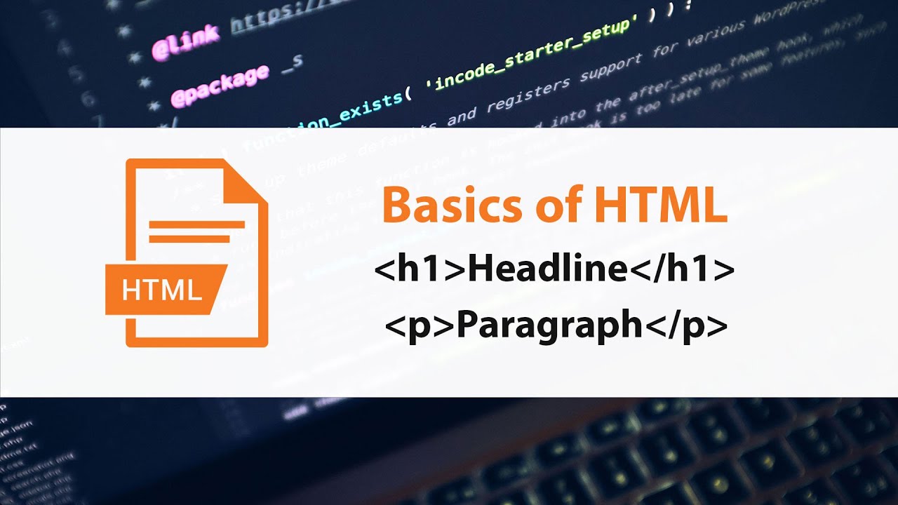 HTML ألدرس الأول من دورة أساسيات برمجة المواقع بلغة - YouTube