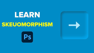 Creating a SKEUOMORPHIC button in Photoshop!!!