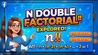 What is n!!? (No, it’s NOT Factorial of Factorial!) | For All Competitive Exams BANKING SSC RAILWAY