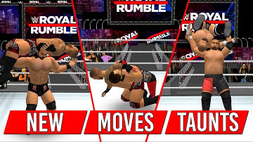 WR3D New Moves & Taunts! Muscle Buster| Burning Hammer and More- WR3D 20 by HHH