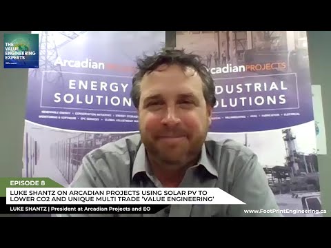 Arcadian Projects Using Solar PV to Lower CO2 and Unique Multi Trade 'Value Engineering'