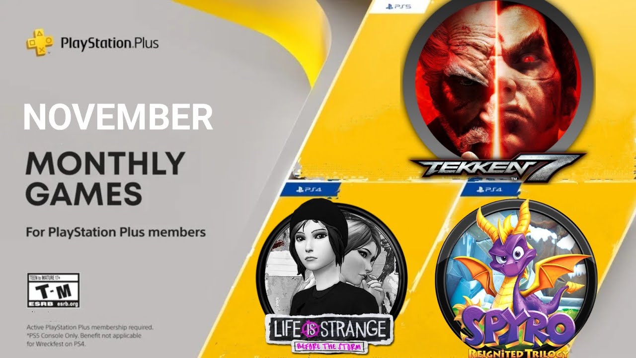 PlayStation Plus Monthly Games lineup for November 2022 announced