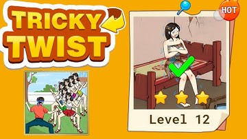 Tricky twist puzzle level 12 solution walkthrough