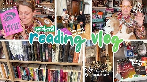 Reading Vlog | Haunted Forests, Author Events & Cosy Bookish Joy 🌲📚✨