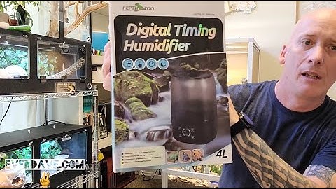 Install REPTIZOO 4L Reptile Fogger Mister