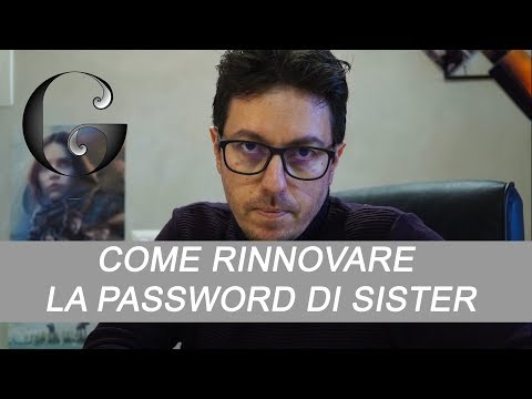 Come Rinnovare la Password Sister