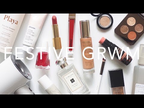 festive-beauty-routine-|-hair,-skincare,-makeup-and-style