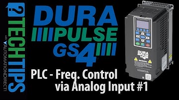 DURApulse GS4 VFD Built-in PLC & Analog from AutomationDirect
