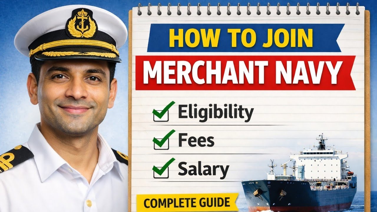 🤔How to Join Merchant Navy? | ✅Complete Guide in Hindi 