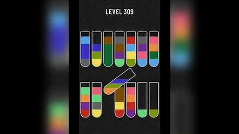 Water sort puzzle level 309