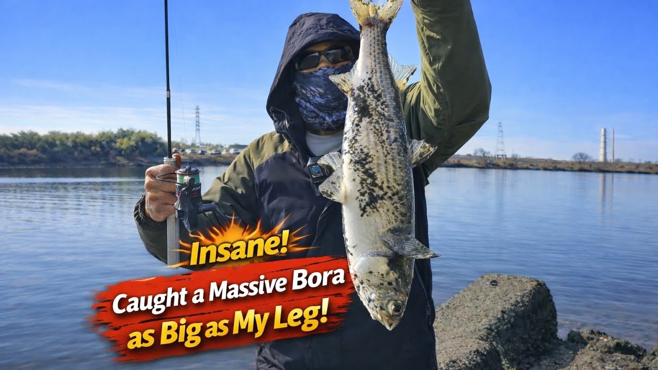 Caught a Massive Bora Fish as Big as My Leg! || Bora Fishing 