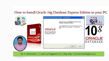 How to Install Oracle 10g Database Express Edition || Oracle 10g Installation || Oracle 10g software