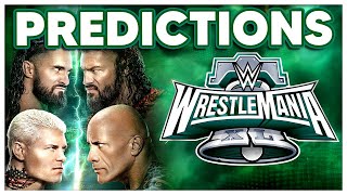 WrestleMania 40 Predictions
