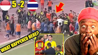 African Reacts To Indonesia 5-2 Thailand Chicken Football.