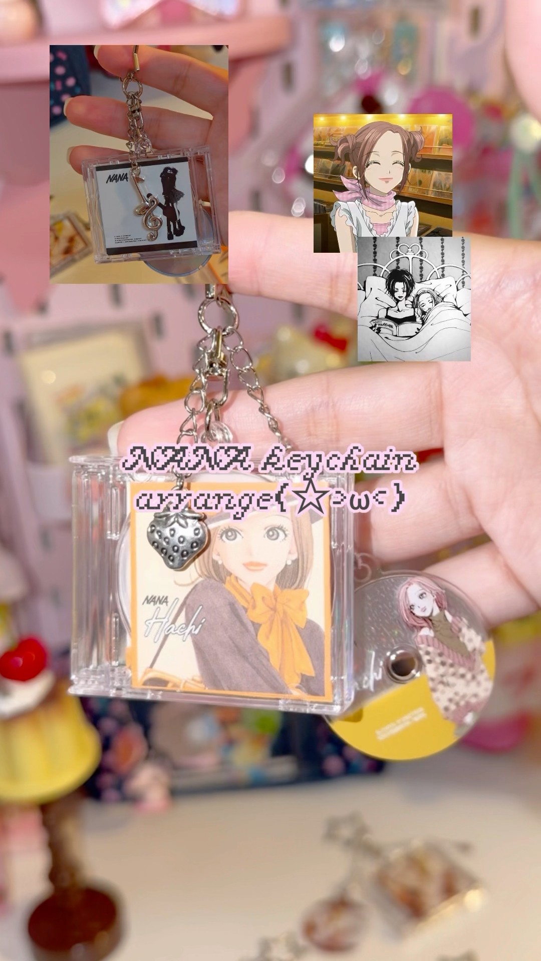 NANA CD風 アクリルチャーム ガチャガチャ NANA CD風アクリルチャーム｜ガシャポンオフィシャルサイト