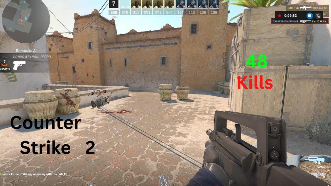 Counter strike 2 dust II (no Commenter)