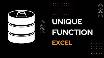 UNIQUE Function (Remove Duplicates) | Excel | Google Sheet