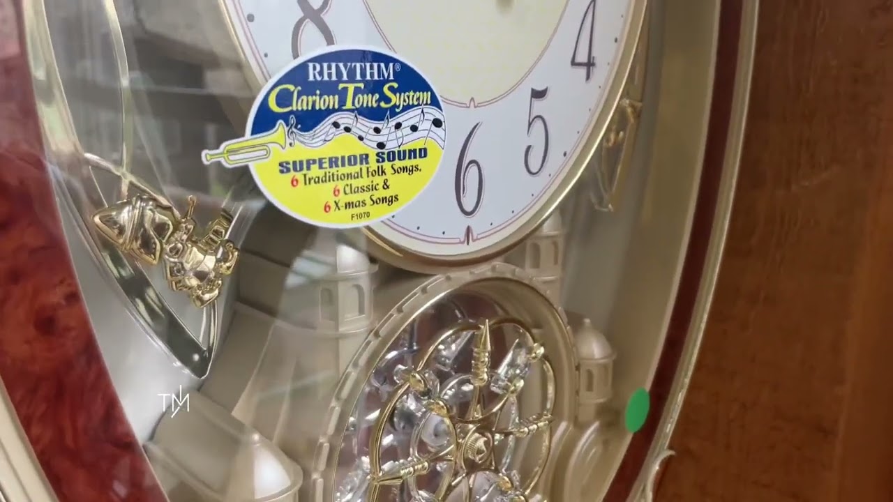 RHYTHM “Enchantment” Musical Clock - 4MH830WD23 （スモールワールド