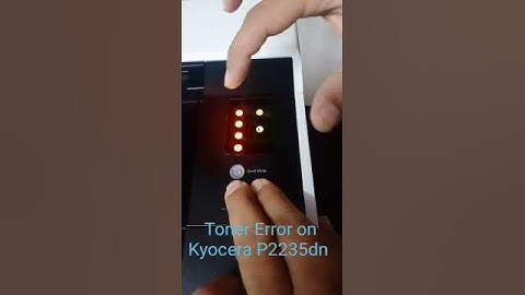Toner Error on Kyocera P2235dn sk231220211138
