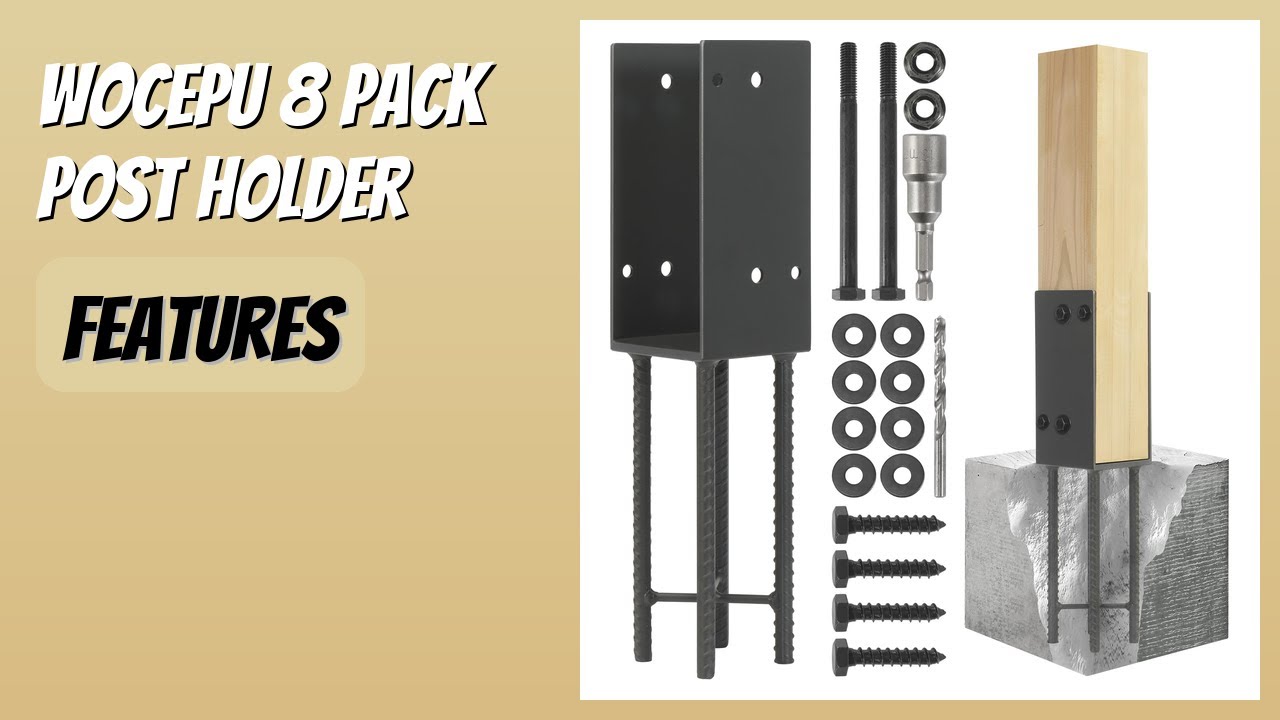 REVIEW (2025): Wocepu 8 Pack Post Holder. Features