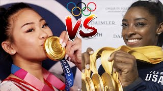 Simone Biles VS Sunisa Lee | Balance Beam | Potential Medalists | Tokyo Olympics Final | NBC Sport
