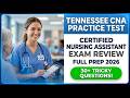 Tennessee CNA Practice Test 2026 Certified Nursing Assistant Exam Questions and Answers