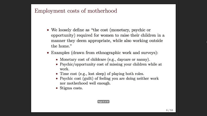The Mommy Effect: Do Women Anticipate the Employme...