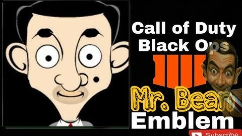 Call of Duty Black Ops 4 Cod Bo4 (Mr. Bean) Emblem Tutorial