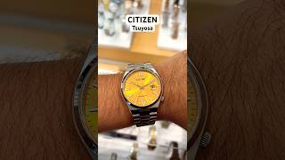 Citizen Tsuyosa Yellow Dial Mechanical Watch. Model: NJ0150-81Z. #citizen #tsuyosa #watch
